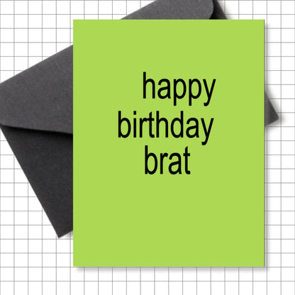 Happy Birthday Brat