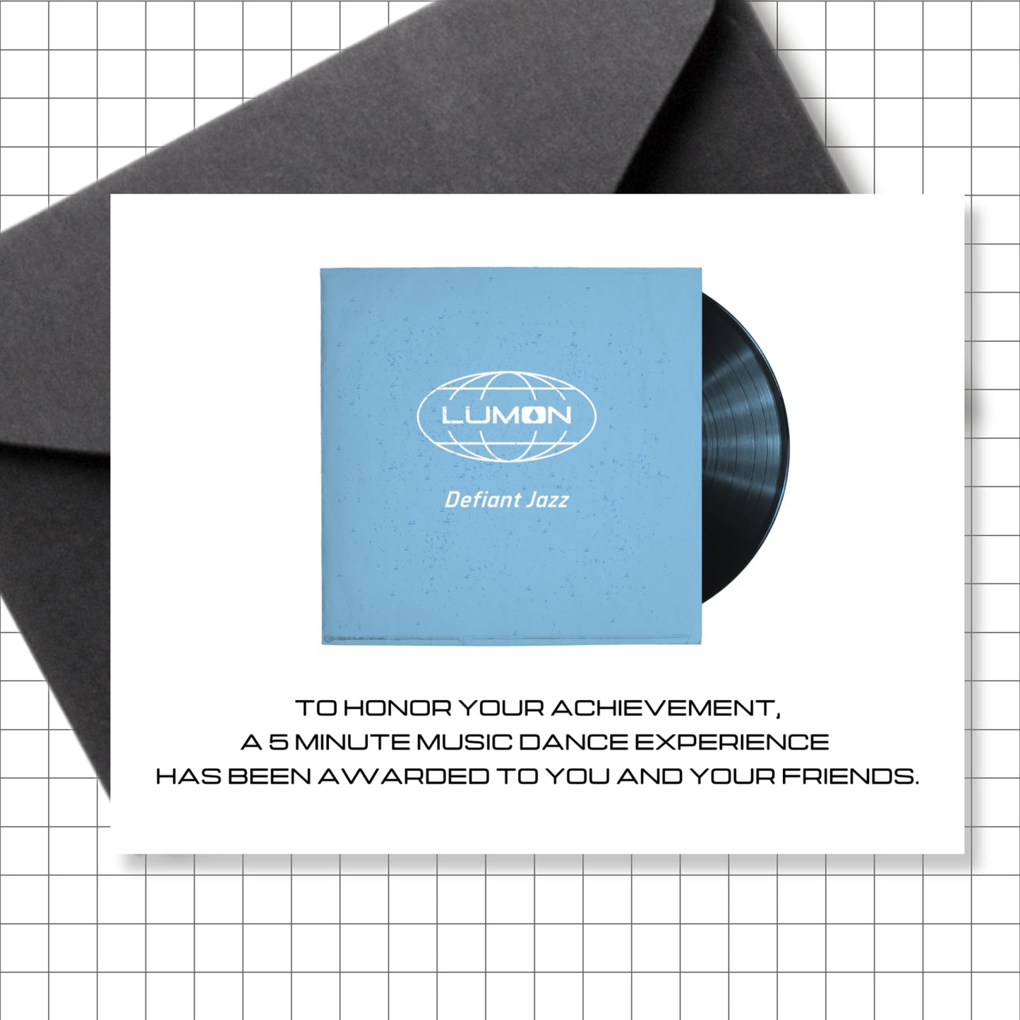 Defiant Jazz Severance Congrats Card