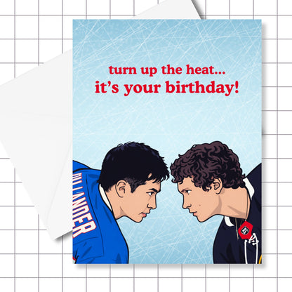 Heated Rivalry Birthday Card