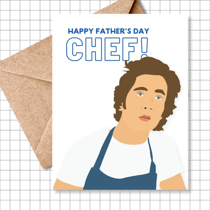 Happy Father's Day Chef! Greeting Card