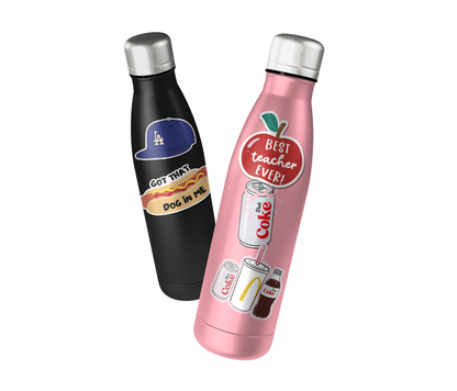 Diet Coke Pink Ribbon Vinyl Sticker